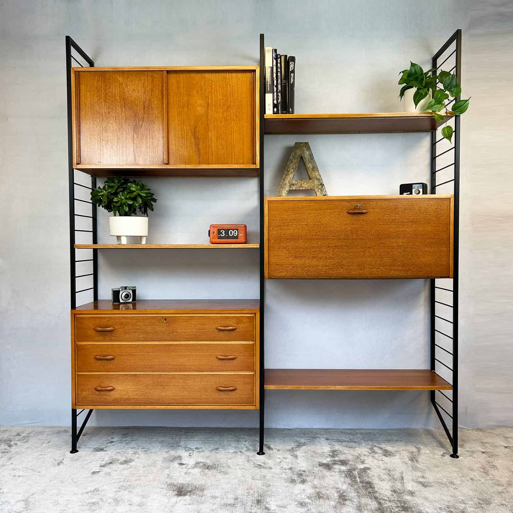 Ladderax Modular Shelving Unit by Staples - 2 Bays