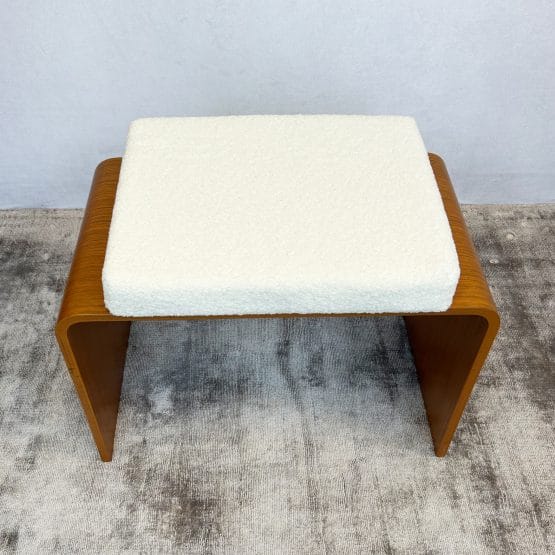 Mid Century Schreiber Bent Plywood Dressing Table Stool