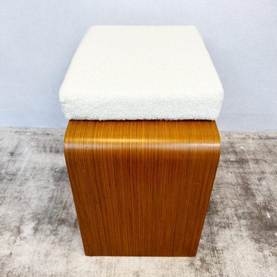 Mid Century Schreiber Bent Plywood Dressing Table Stool
