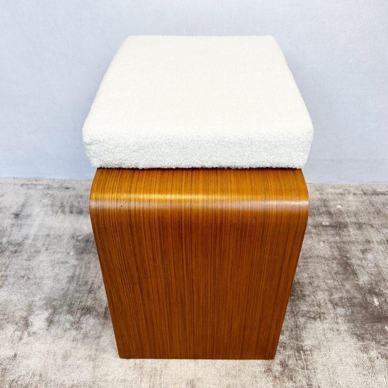 Mid Century Schreiber Bent Plywood Dressing Table Stool