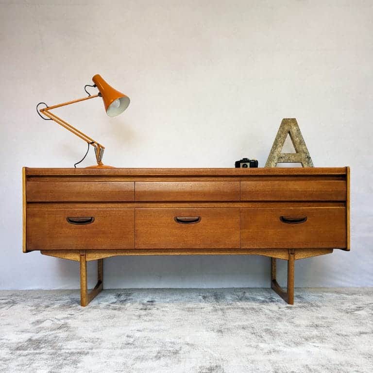 Mid Century Teak Sideboard By William Lawrence Of Nottingham