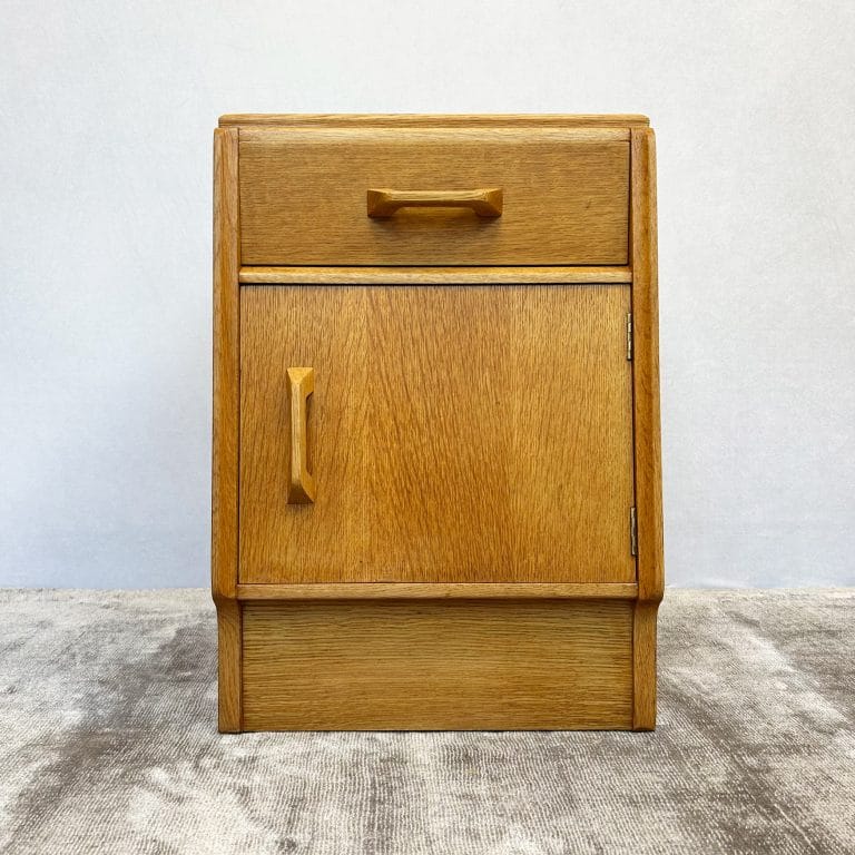 Pair of Mid Century G Plan Brandon Oak Bedside Cabinets