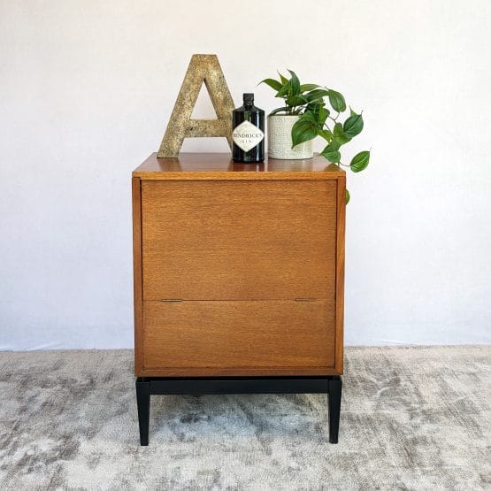 Mid Century Compact Cocktail Cabinet