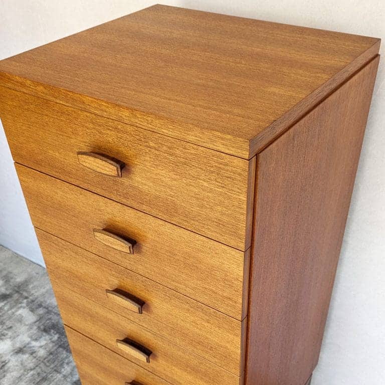 Mid Century G-Plan Quadrille Teak Tallboy