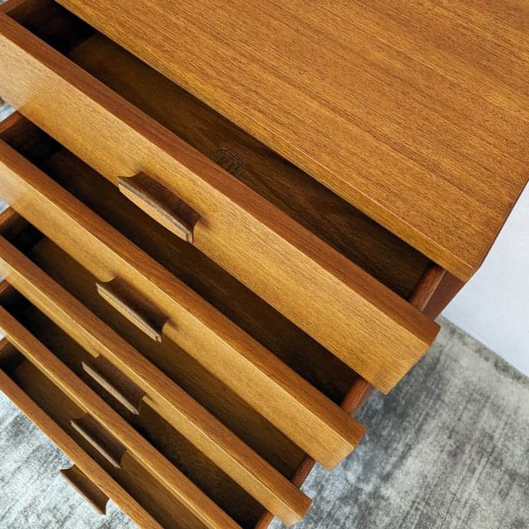 Mid Century G-Plan Quadrille Teak Tallboy