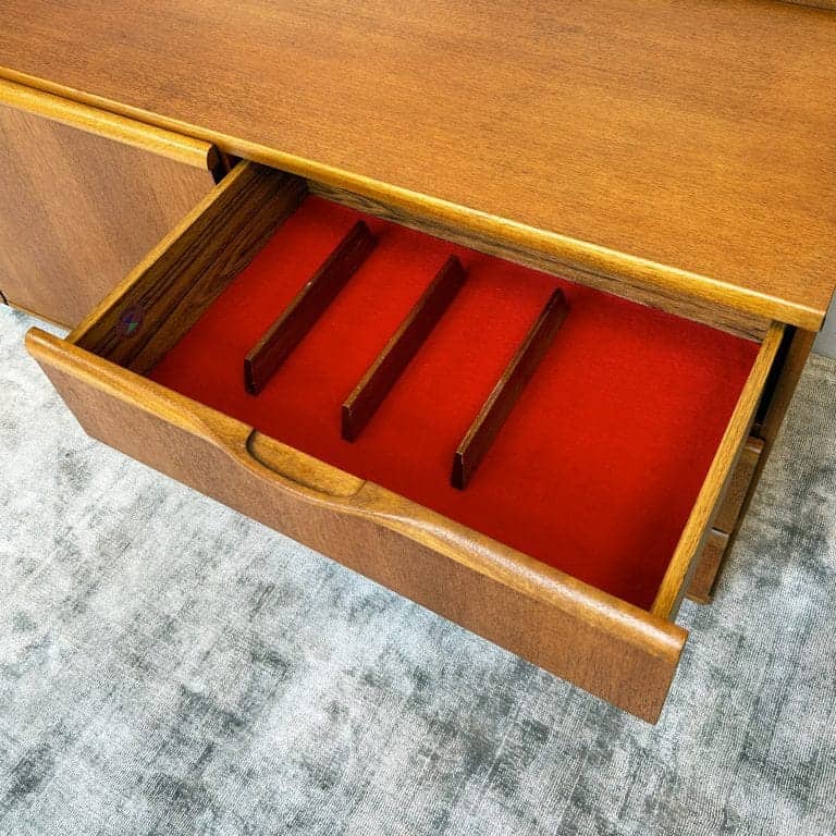 Mid Century Teak Lowboard Sideboard By McIntosh