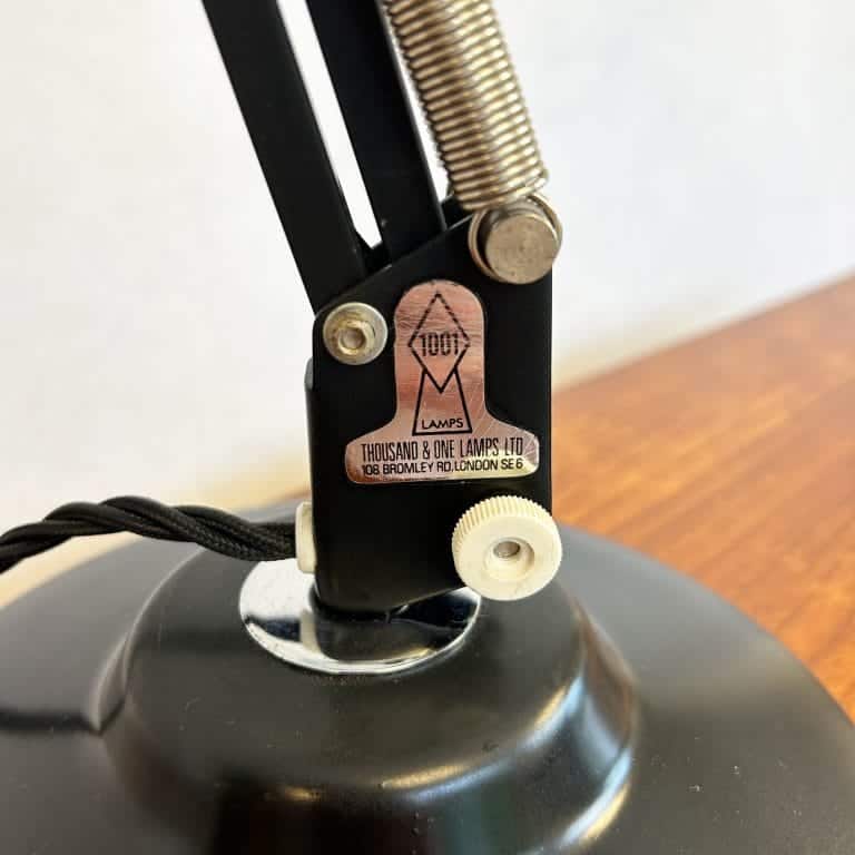 Original Vintage Black Anglepoise Lamp by 1001 Lamps