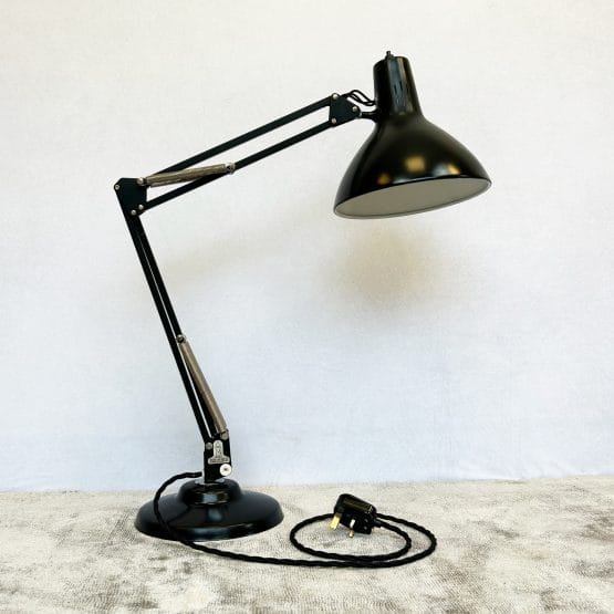 Original Vintage Black Anglepoise Lamp by 1001 Lamps