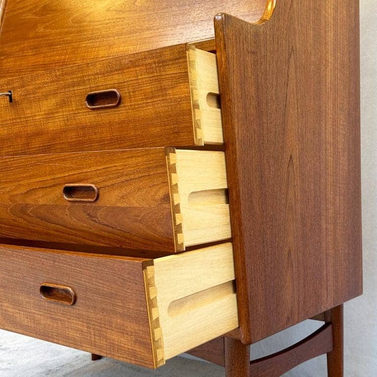 Rare Danish Mid Century Bureau / Secretary by Arne Whal Iversen for Vinde Møbelfabrik
