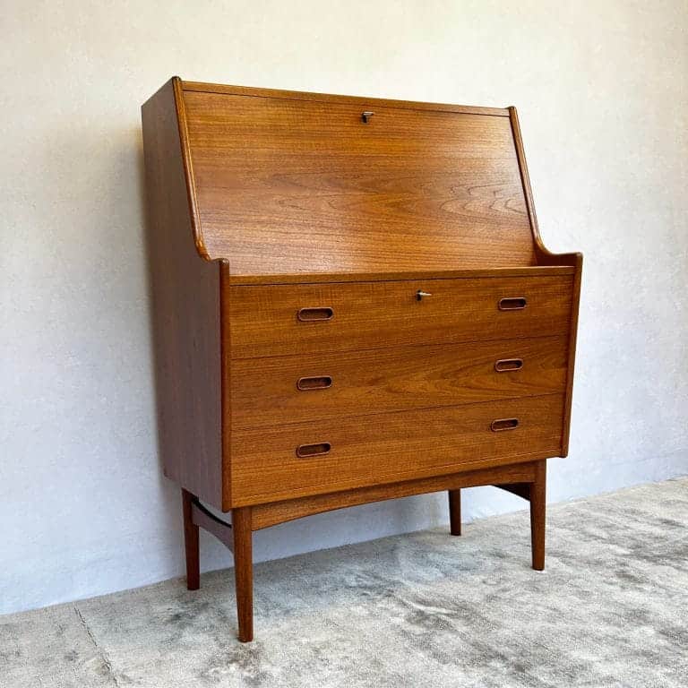 Rare Danish Mid Century Bureau / Secretary by Arne Wahl Iversen for Vinde Møbelfabrik