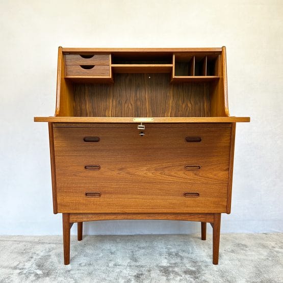 Rare Danish Mid Century Bureau / Secretary by Arne Wahl Iversen for Vinde Møbelfabrik
