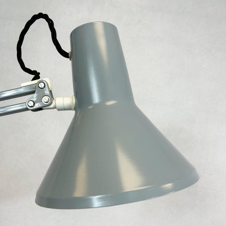Vintage Grey Architect Lamp by HCF Denmark