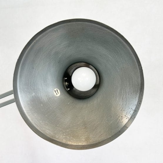 Vintage Grey Architect Lamp by HCF Denmark