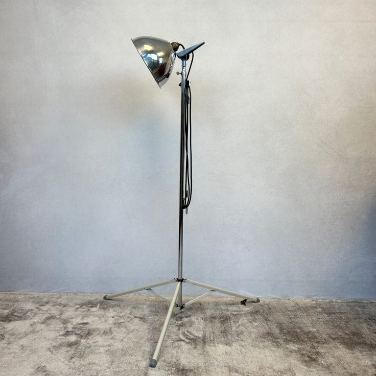 Mid Century Paterson Photographic Tripod Floor Lamp by Paterson