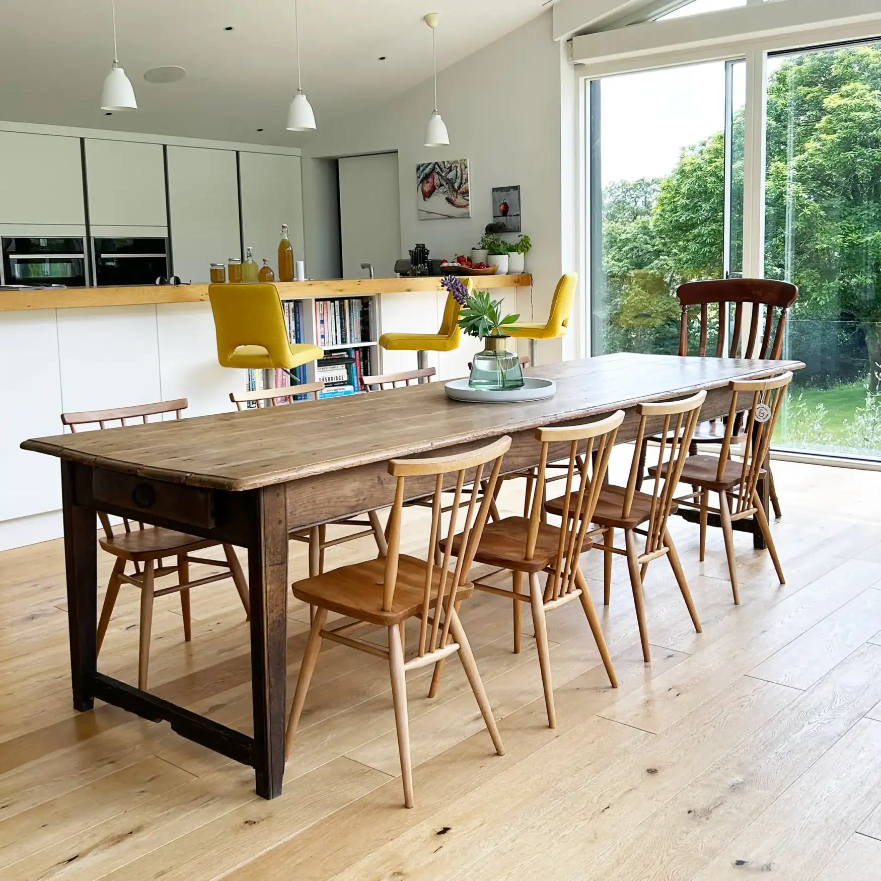 Set of 8 Vintage Ercol Dining Chairs