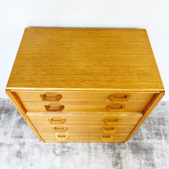 Mid Century G-Plan Oak Brandon Chest of 5 Drawers