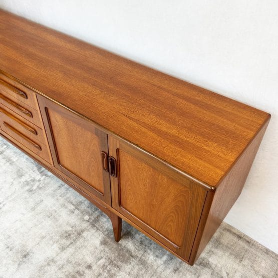 Mid Century Teak G-Plan Fresco Large Sideboard By Victor Wilkins