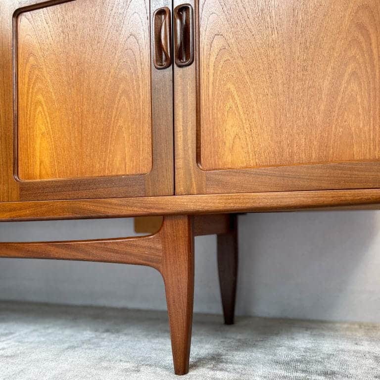 Mid Century Teak G-Plan Fresco Large Sideboard By Victor Wilkins