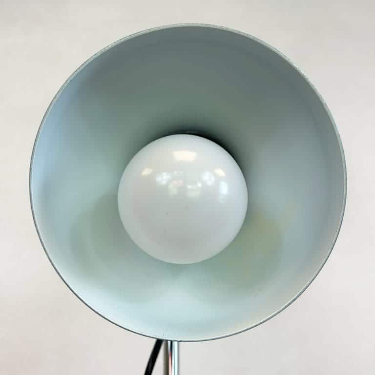 Mid Century 1970's Navy Blue Spotlight Floor Lamp