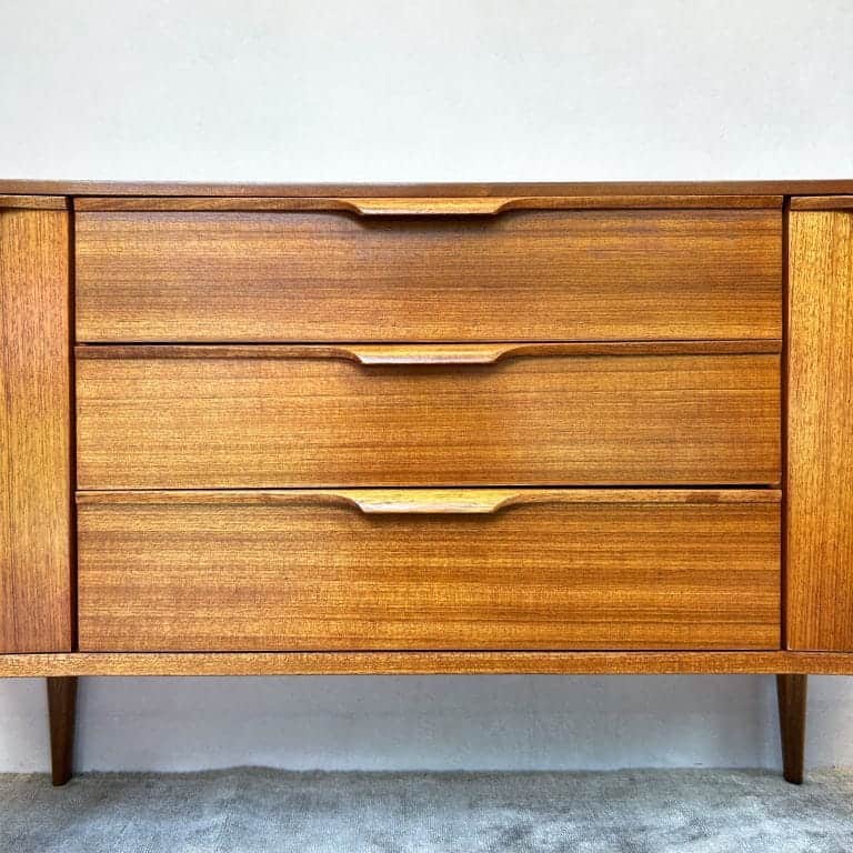 Mid Century Small Teak Sideboard by Frank Guille for Austinsuite