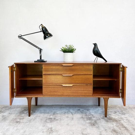 Mid Century Small Teak Sideboard by Frank Guille for Austinsuite