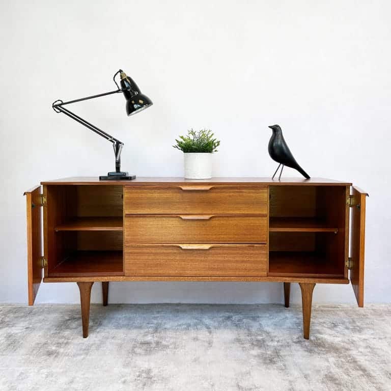 Mid Century Small Teak Sideboard by Frank Guille for Austinsuite
