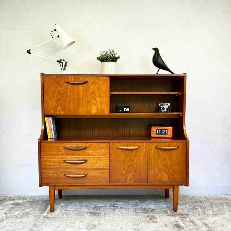 Mid Century Stonehill Stateroom Highboard Sideboard