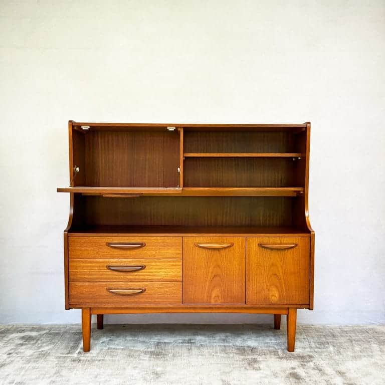 Mid Century Stonehill Stateroom Highboard Sideboard