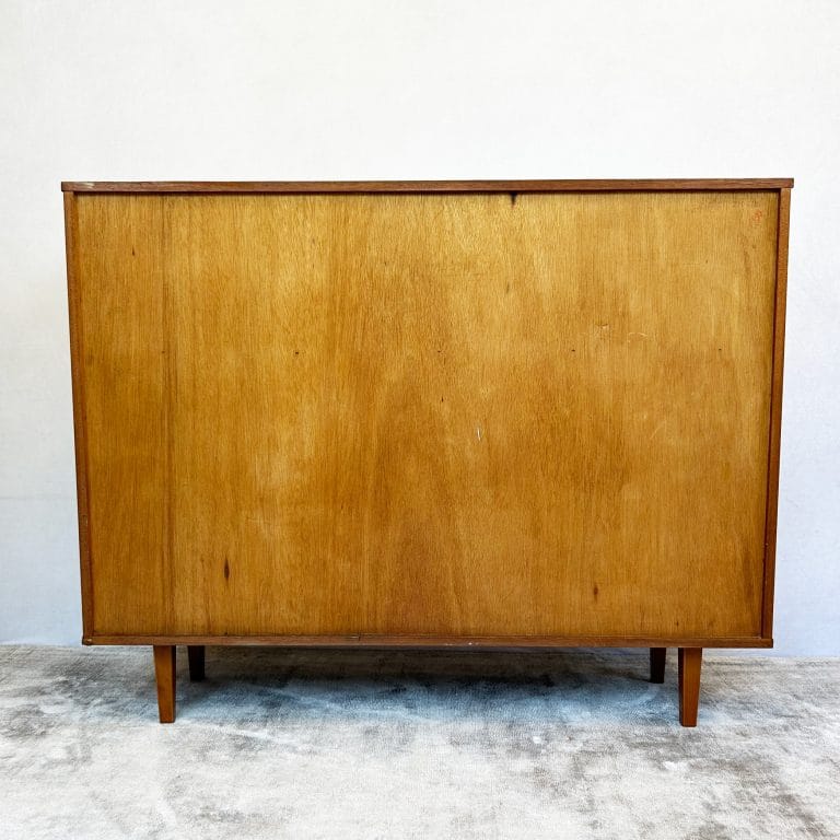 Mid Century Teak Glazed Display / Drinks Cabinet by Avalon