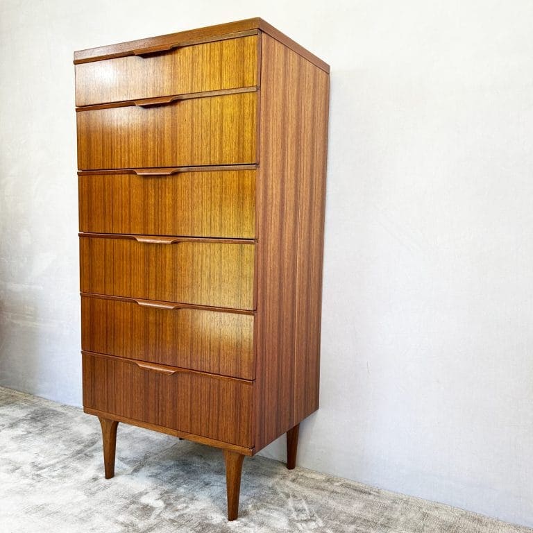 Mid Century Teak Tallboy by Frank Guille for Austinsuite