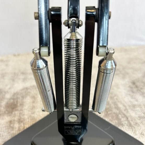 Vintage 1950s Black Herbert Terry & Sons 3 Step Anglepoise Lamp Model No. 1227