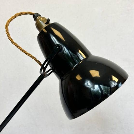 Vintage 1950s Black Herbert Terry & Sons 3 Step Anglepoise Lamp Model No. 1227