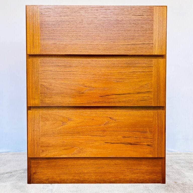 Danish Modern Teak Chest of Drawers by Vinde Møbelfabrik