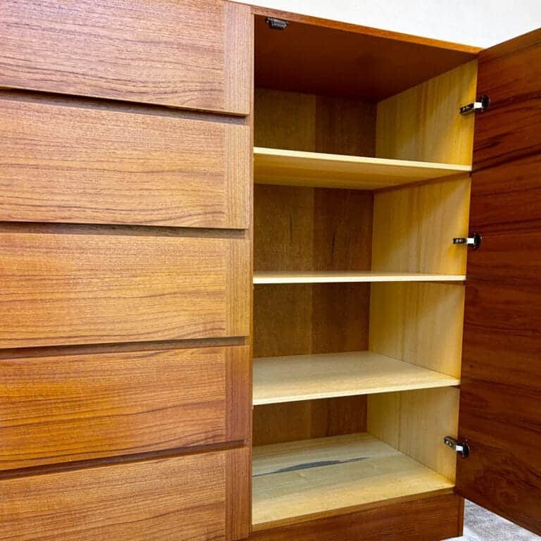 Danish Modern Teak Gentleman's Chest Dresser by Vinde Møbelfabrik