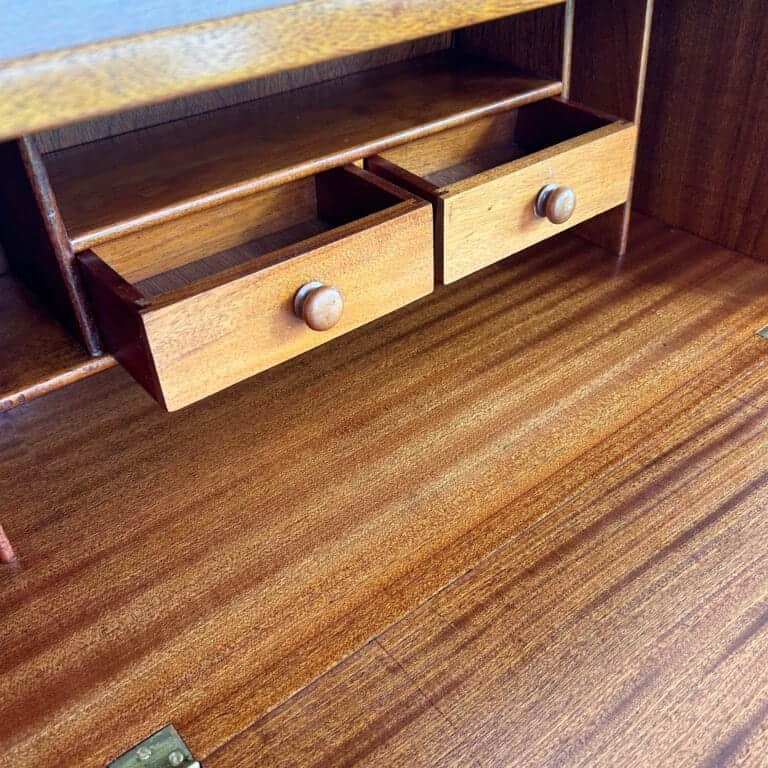 Mid Century Jentique Teak Writing Bureau Desk