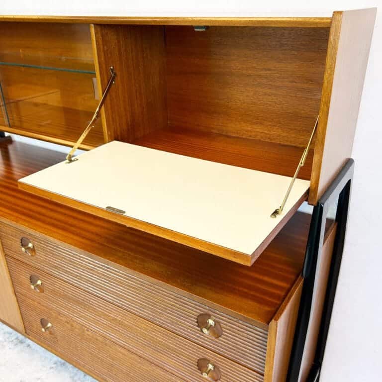 Mid Century Nathan Teak Sideboard / Highboard / Drinks Cabinet
