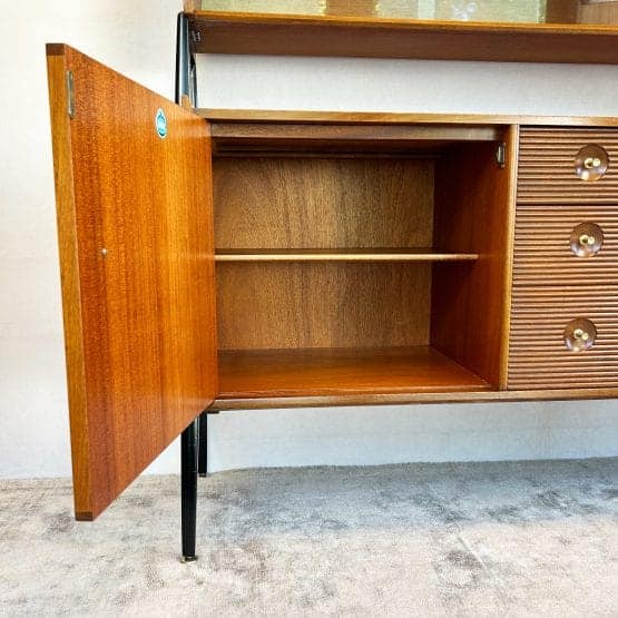 Mid Century Nathan Teak Sideboard / Highboard / Drinks Cabinet