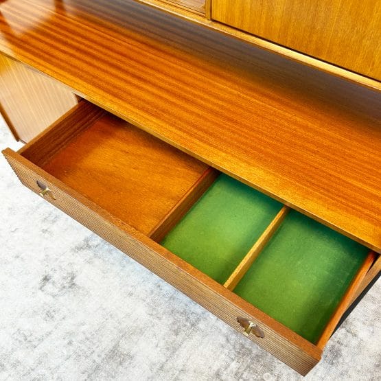 Mid Century Nathan Teak Sideboard / Highboard / Drinks Cabinet