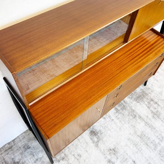 Mid Century Nathan Teak Sideboard / Highboard / Drinks Cabinet