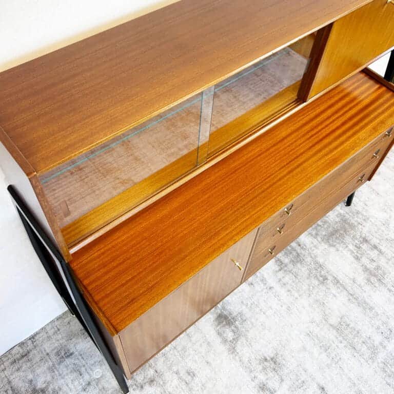 Mid Century Nathan Teak Sideboard / Highboard / Drinks Cabinet