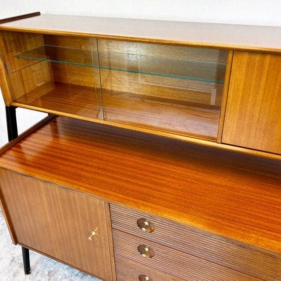 Mid Century Nathan Teak Sideboard / Highboard / Drinks Cabinet