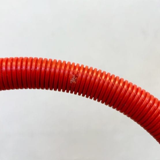 Mid Century Red 'Hebi' Snake Lamp by Isao Hosoe for Valenti Luce