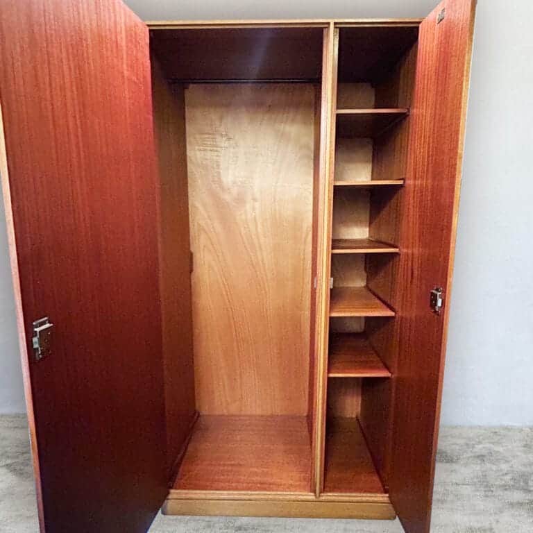 Mid Century Stag Concord Oak Wardrobe