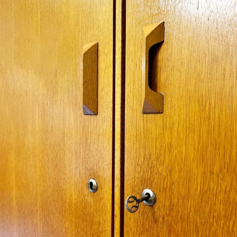 Mid Century Stag Concord Oak Wardrobe