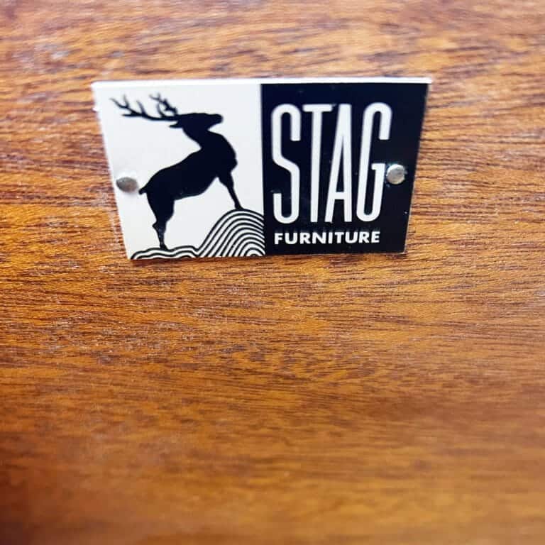 Mid Century Stag Concord Oak Wardrobe