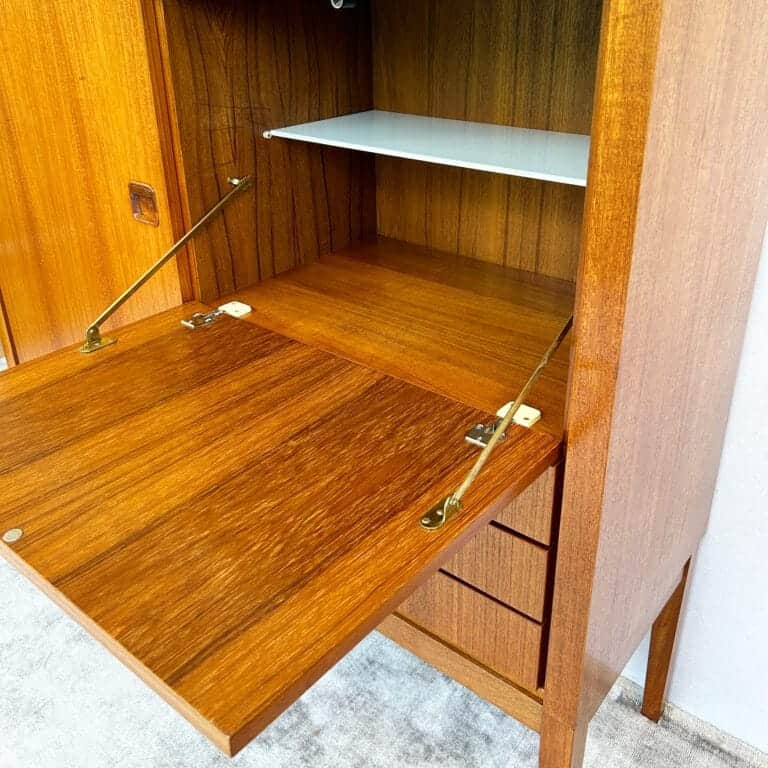 Mid Century Teak Highboard by Marten Franckena for Fristho