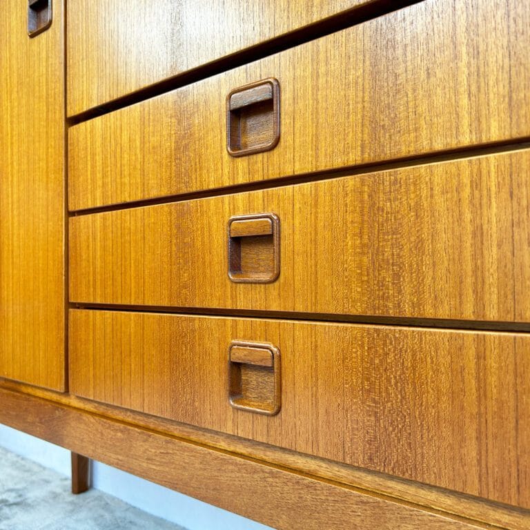 Mid Century Teak Highboard by Marten Franckena for Fristho