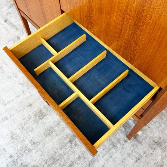 Mid Century Teak Highboard by Marten Franckena for Fristho
