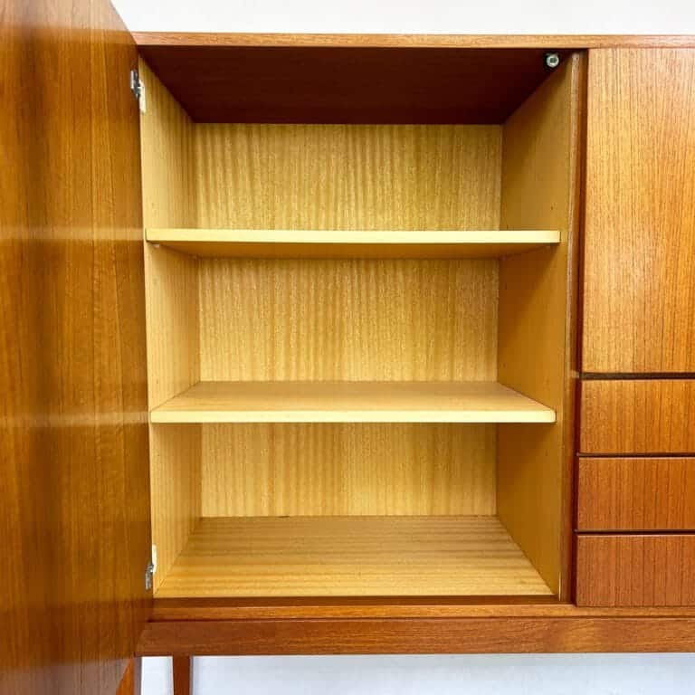 Mid Century Teak Highboard by Marten Franckena for Fristho