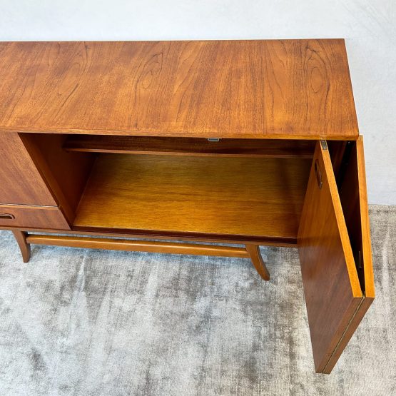 Mid Century Teak Sideboard with Concertina Doors